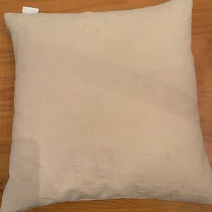 Down Duck Feather Calvin Klein Square Throw Pillow 18”X18” Zipper Cover/Washable